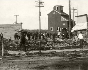 After the explosion - 1909