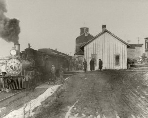 Train at Beaverton depot