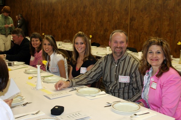 Scholars and their families.