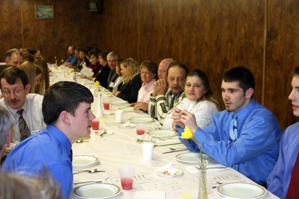 Scholars and their families.