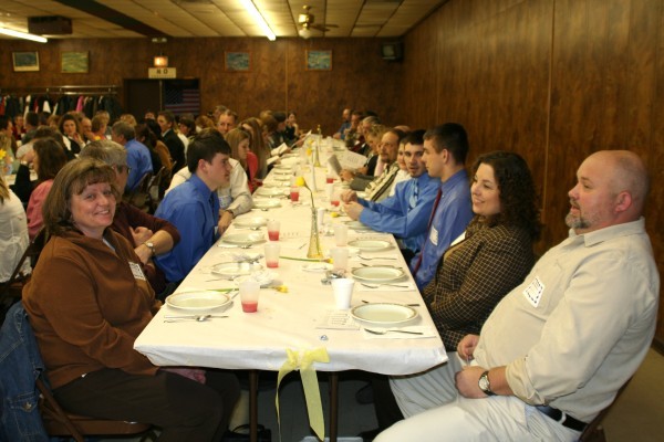 Scholars and their families.