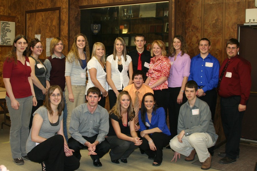 Scholars and their families.