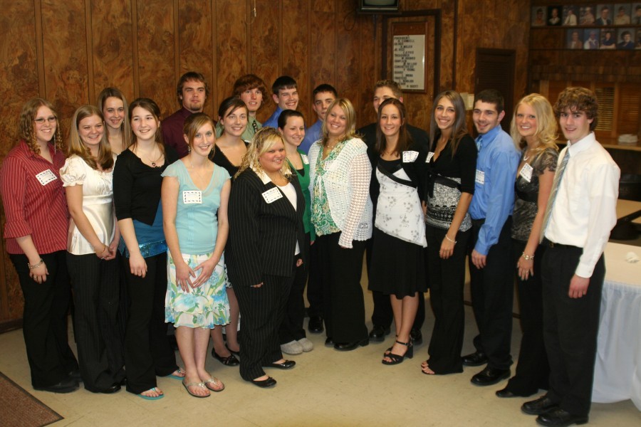 Scholars and their families.