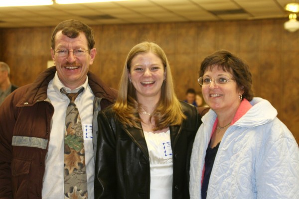 Scholars and their families.